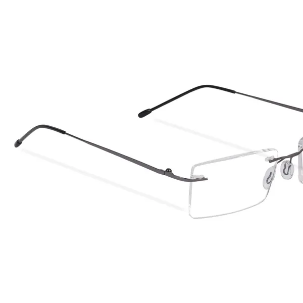 Black_Rimless_Lightweight_Flexible_Spectacle_Frame_|_Frameless_Titanium_Rectangle_Shape_For_Unisex