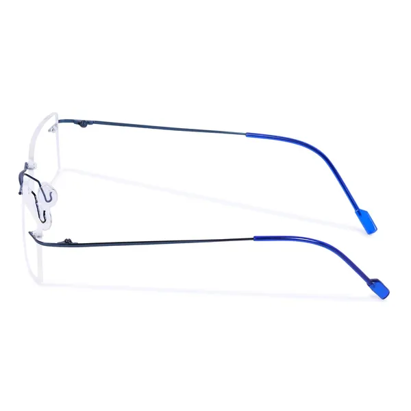 Blue_Rimless_Lightweight_Flexible_Spectacle_Frame_|_Frameless_Titanium_Rectangle_Shape_For_Unisex
