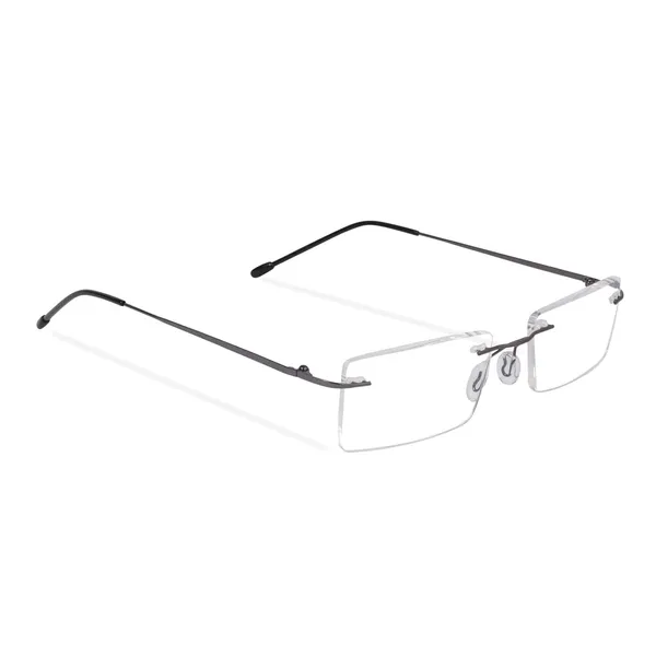Pink_Rimless_Lightweight_Flexible_Spectacle_Frame_|_Frameless_Titanium_Rectangle_Shape_For_Unisex
