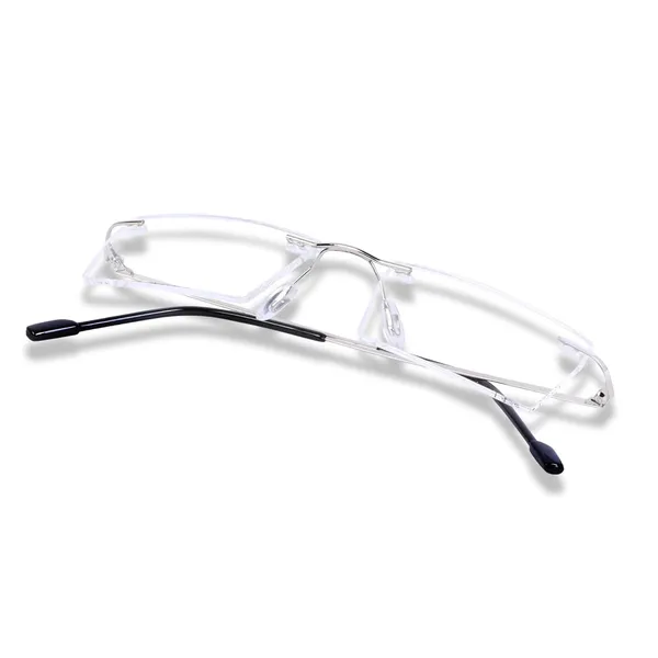 Silver_Rimless_Lightweight_Flexible_Spectacle_Frame_|_Frameless_Titanium_Rectangle_Shape_For_Unisex