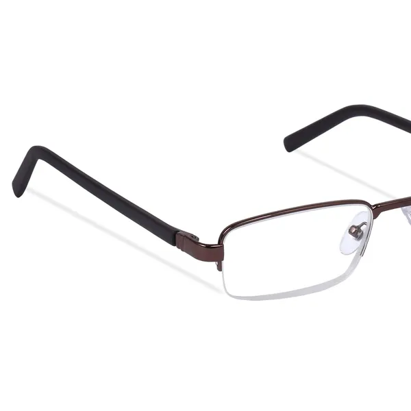 Brown_Half_Rim_Metal_Reading_Glasses_For_Unisex