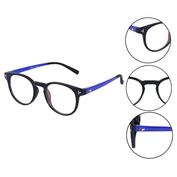 Blue_Stick_Frame_With_Clear_Lens_Full_Rim_Round_Spectacle_Frame_For_Unisex