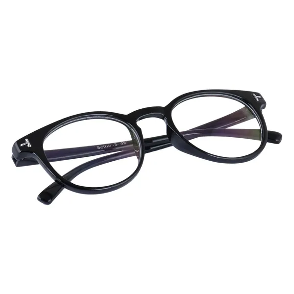 Black_Clear_Lens_Full_Rim_Round_Spectacle_Frame_For_Unisex
