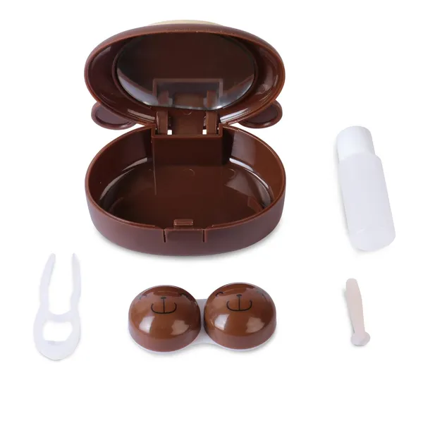 Brown_Contact_Lens_Case_Box_With_Mirror,_Tweezer,_Applicator,_Solution_Bottle_&_Lens_Box