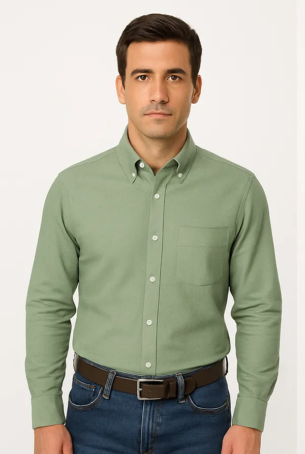 Dark_Mint_Green_&_Yellow_Casual_Shirt_For_Men_(Pack_of_2)