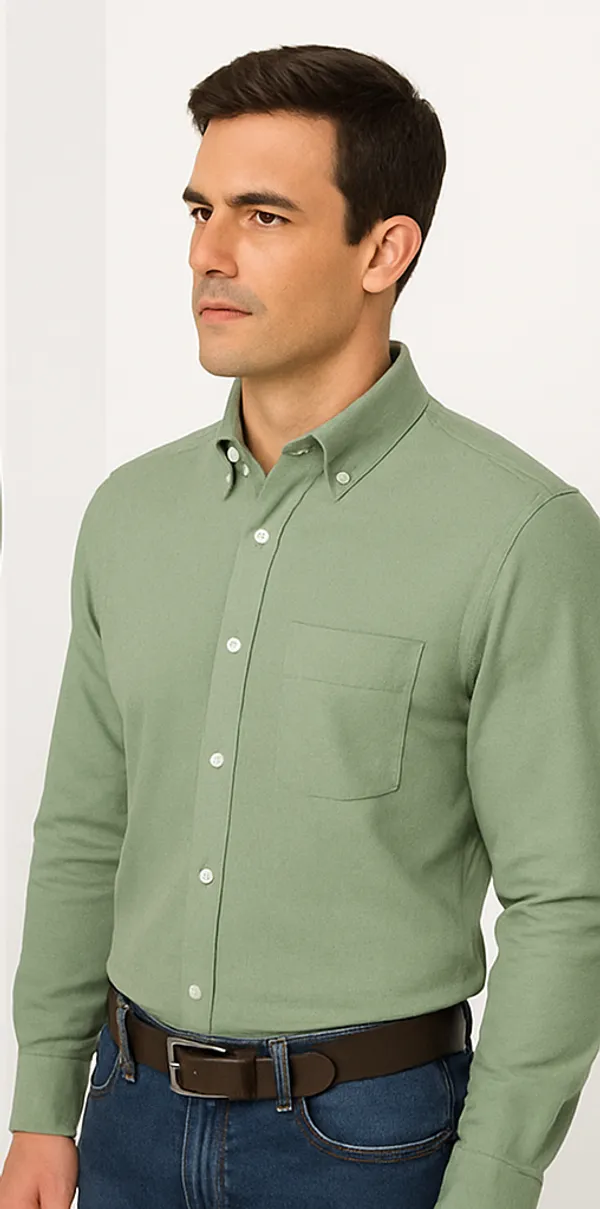 Dark_Mint_Green_&_Yellow_Casual_Shirt_For_Men_(Pack_of_2)