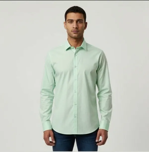 Peach_&_Green_Casual_Shirt_For_Men_(Pack_of_2)