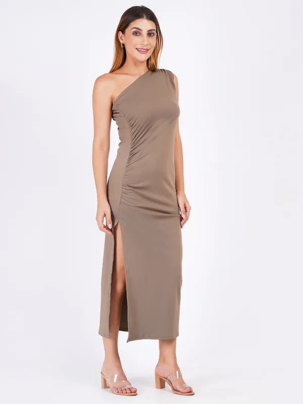 Grey_Classic_Western_Dress_For_Women