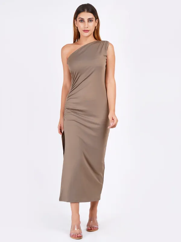Grey_Classic_Western_Dress_For_Women