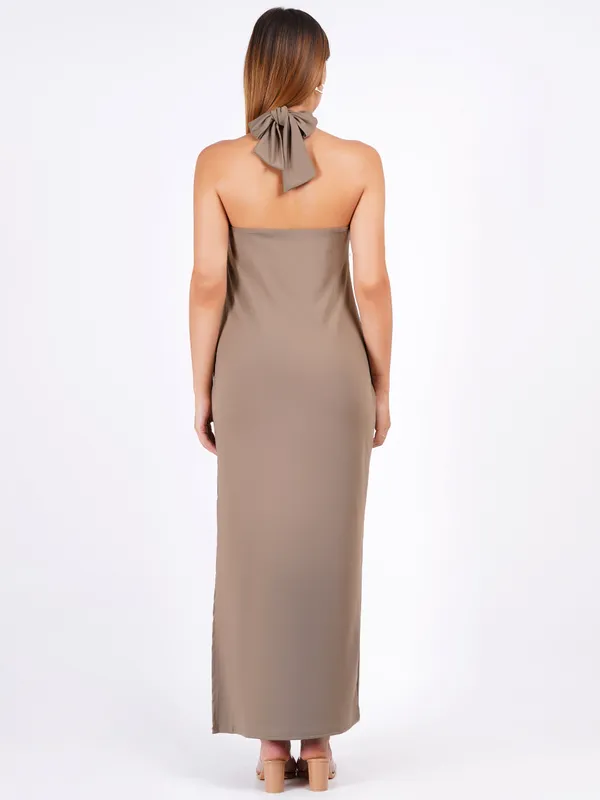 Neck_Grey_Classic_Western_Dress_For_Women