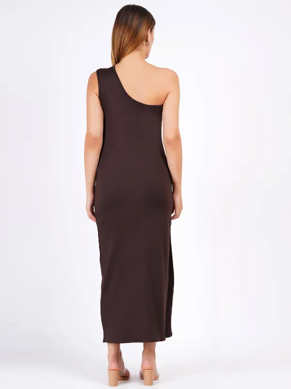 Brown_Classic_Western_Dress_For_Women