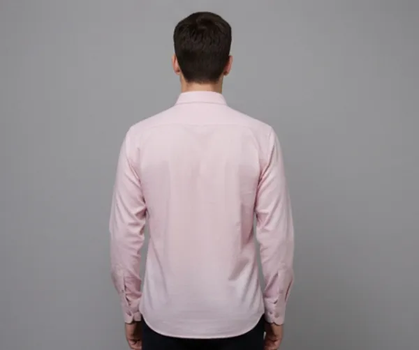 Pink_Cotton__Casual_Shirt_For_Men