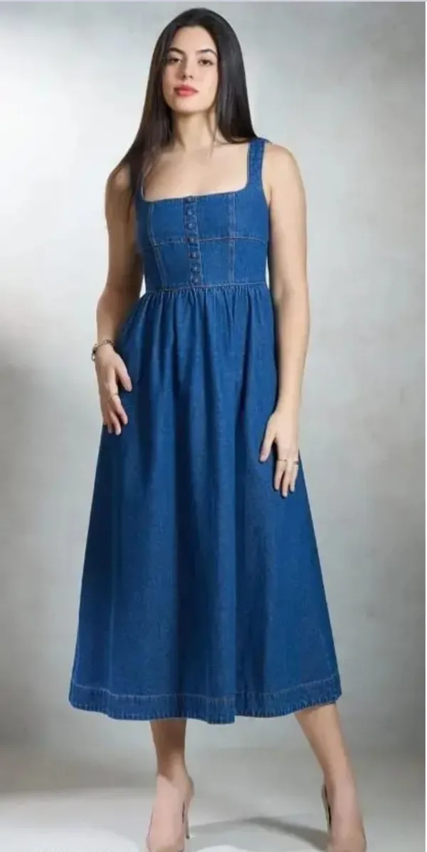 Blue_Denim_Classic_Western_Dress_For_Women