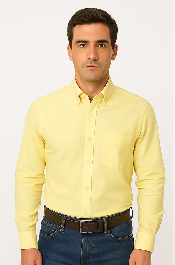 Dark_Mint_Green_&_Yellow_Casual_Shirt_For_Men_(Pack_of_2)