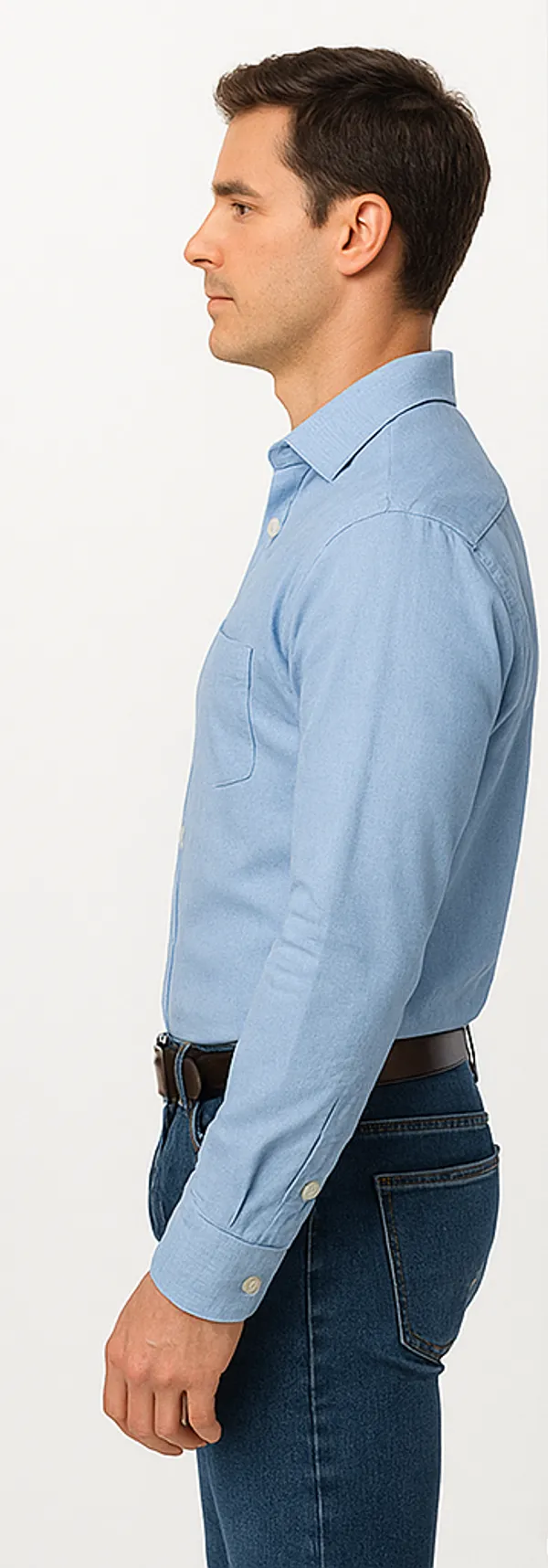 Greyish_Blue_Casual_Shirt_For_Men