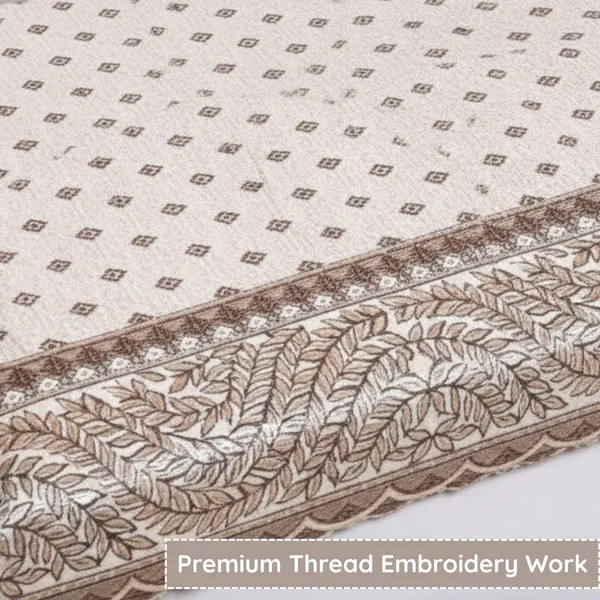 Fashion_Throw_Premium_Chenille_Sofa_Protector_2_Loveseat_Seater,_Polka_Dot_Pattern_with_Geometric_Border_Design,_Sofa_Slipcovers_for_Couch_for_Living_Room_Wooden_Sofa_Beige,_2+Arms