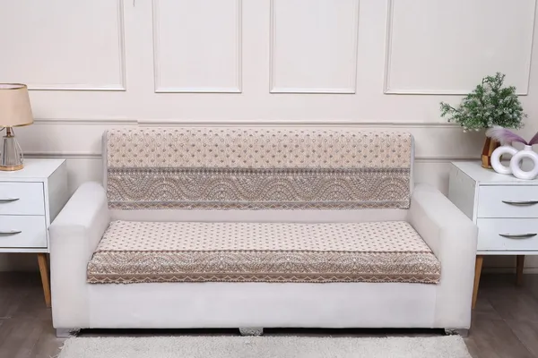 Fashion_Throw_Premium_Chenille_Sofa_Protector_3_Seater_Fully_Covered,_Polka_Dot_Geometric_Border_Design,_Sofa_Slipcovers_for_Couch_for_Living_Room_Wooden_Sofa_Beige,_3_Seater