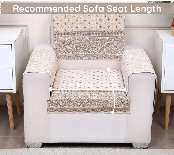 FASHION_THROW_|_Chenille_Sofa_Protector_&_Home_Decor_Upgrade_�_Beige_5_Seater_Sofa_Set_Cover_(3+1+1_Set)_with_Arms_Included_�_Luxury_Fully_Covered_Furniture_Shield_(Beige,_5+_Arm)