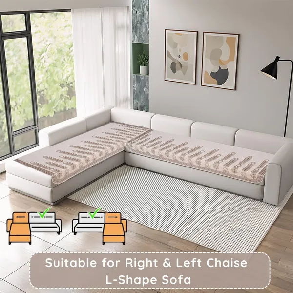 Fashion_Throw_'Urban_Leaf_Series'_Velvet_L_Shape_Sofa_Cover_6_Seater_with_Corner_(3+3),_Furniture_Protector_for_Pets,_Kids,_Sofa_Slipcover_for_Living_Room_(Beige,_L_Shape_(3+3))