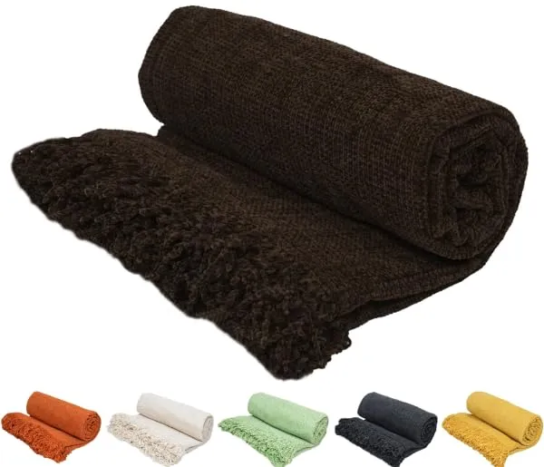 Coffee_Throw_Blanket_Soft_Cozy_Chenille_Throw_Blanket_With_Fringe_Tassel_For_Couch_Sofa_Chair_Bed_Living_Room_Gift