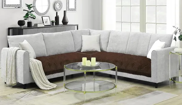 Coffee_3_Seater_Quilted_Velvet_Sofa_Cover_With_Frill_Washable_Durable_Protector_Mat_Enhancing_Living_Room_For_Sofa_Heritage_Weave_Collection