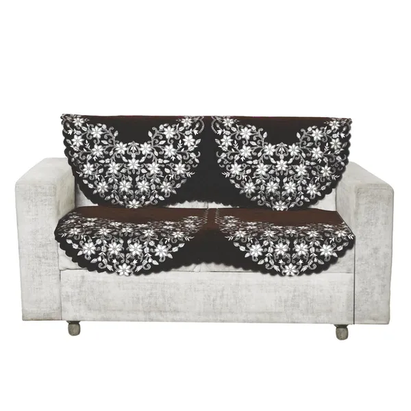 Coffee_Elegant_Chenille_Sofa_Cover_For_2_Seater_Washable_Durable_Anti-Slip_Furniture_Protector