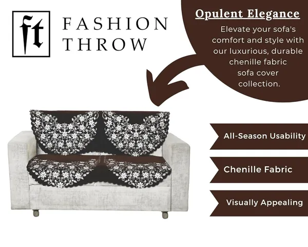 Coffee_Elegant_Chenille_Sofa_Cover_For_2_Seater_Washable_Durable_Anti-Slip_Furniture_Protector
