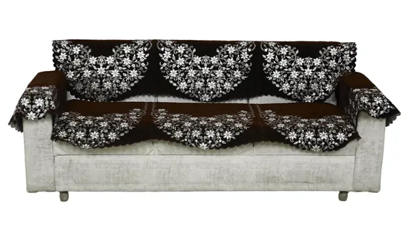 Coffee_Elegant_Chenille_Sofa_Cover_For_3_Seater_Washable_Durable_Anti-Slip_Furniture_Protector