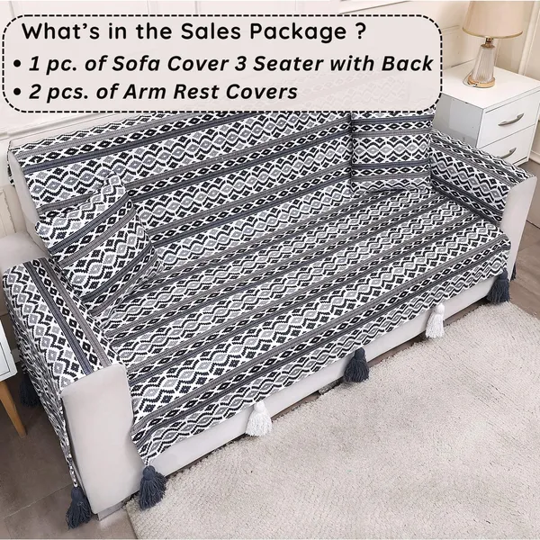 Fashion_Throw_Sofa_Cover_3_Seater_|_Chenille_Printed_Couch_Cover_with_Arm_Covers_&_Tassels_Design_|_Anti-Slip_Washable_Sofa_Protector_for_Living_Room_Furniture_(Dark_Grey,_3_Seater_(Full)_62"_x_70")