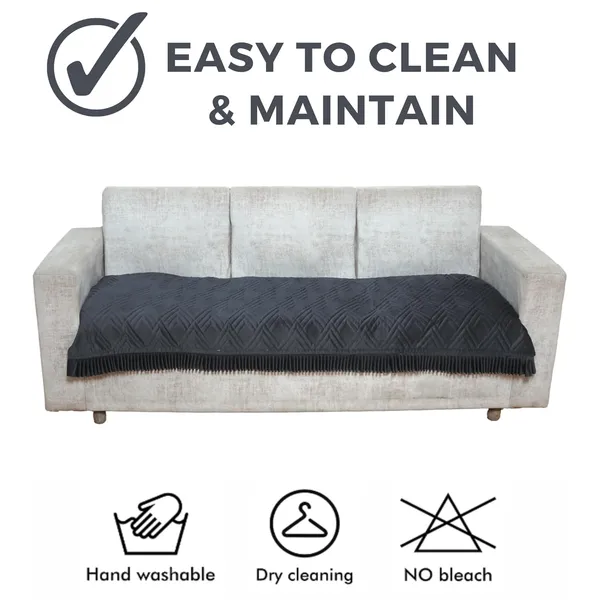 Dark_Grey_3_Seater_Quilted_Velvet_Sofa_Cover_With_Frill_Washable_Durable_Protector_Mat_Enhancing_Living_Room_For_Sofa_Heritage_Weave_Collection