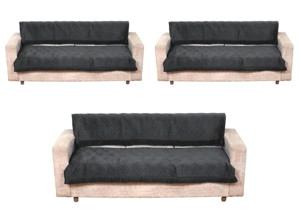 Dark_Grey_3_Seater_Quilted_Velvet_Sofa_Cover_With_Frill_Washable_Durable_Protector_Mat_Enhancing_Living_Room_For_Sofa_Heritage_Weave_Collection