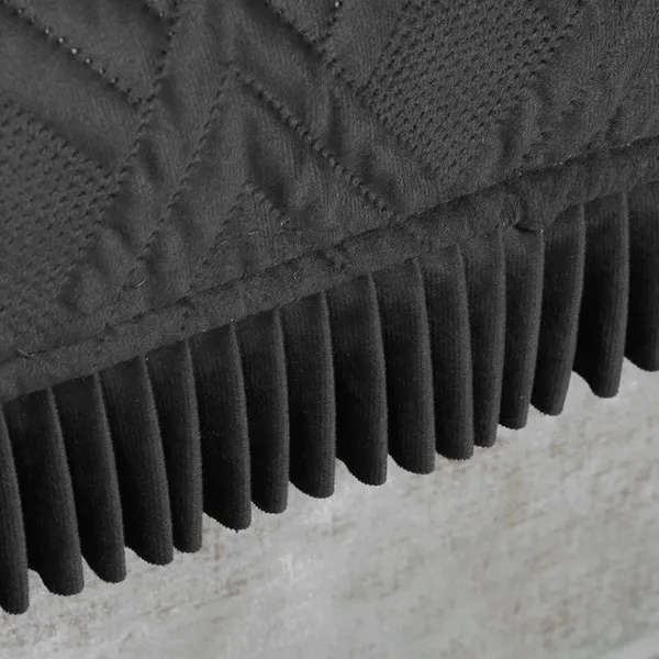 Dark_Grey_3_Seater_Quilted_Velvet_Sofa_Cover_With_Frill_Washable_Durable_Protector_Mat_Enhancing_Living_Room_For_Sofa_Heritage_Weave_Collection