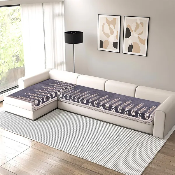 Fashion_Throw_'Urban_Leaf_Series'_Velvet_L_Shape_5_Seater_Sofa_Cover_(3+2),_Furniture_Protector_for_Pets,_Kids,_Sofa_Slipcover_for_Living_Room_(Dark_Grey,_L_Shape_(3+2))