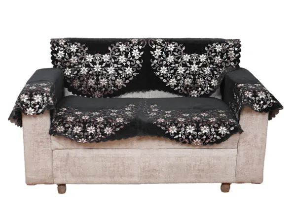 Dark_Grey_Elegant_Chenille_Sofa_Cover_For_2_Seater_Washable_Durable_Anti-Slip_Furniture_Protector