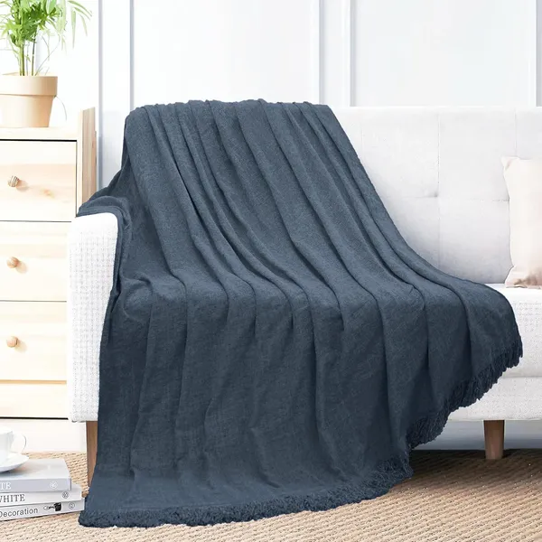 Dusty_Blue_Throw_Blanket_Soft_Cozy_Chenille_Throw_Blanket_With_Fringe_Tassel_For_Couch_Sofa_Chair_Bed_Living_Room_Gift