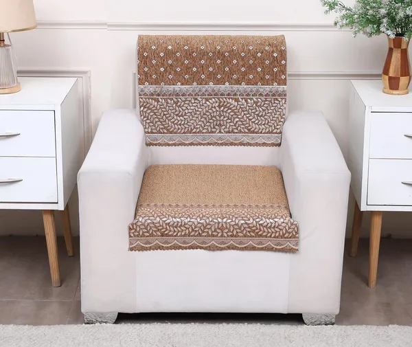 Fashion_Throw_Premium_Chenille_Sofa_Protector_1_Single_Seater,_Polka_Dot_Pattern_with_Geometric_Border_Design,_Sofa_Slipcovers_for_Couch_for_Living_Room_Wooden_Sofa_Golden,_1_Seater