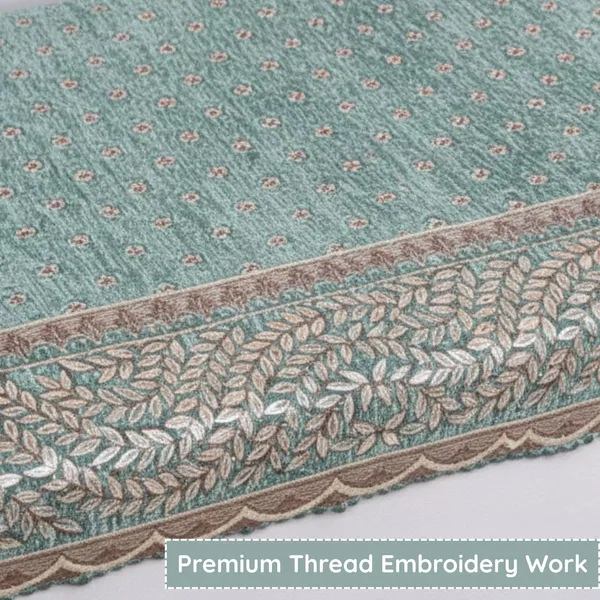 Fashion_Throw_Premium_Chenille_Sofa_Protector_2_Loveseat_Seater,_Polka_Dot_Pattern_with_Geometric_Border_Design,_Sofa_Slipcovers_for_Couch_for_Living_Room_Wooden_Sofa_Sage_Green,_2+Arms