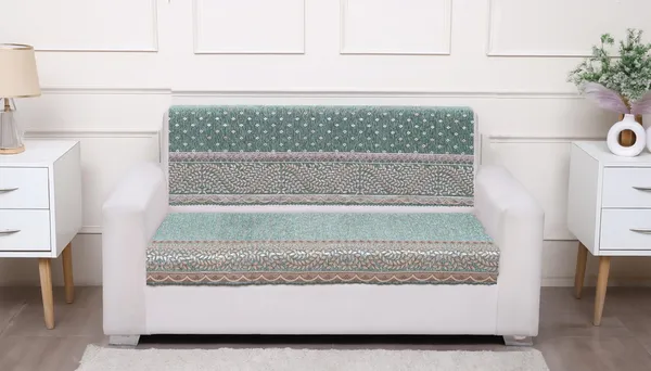 Fashion_Throw_Premium_Chenille_Sofa_Protector_2_Loveseat_Seater,_Polka_Dot_Pattern_with_Geometric_Border_Design,_Sofa_Slipcovers_for_Couch_for_Living_Room_Wooden_Sofa_Sage_Green,_2_Seater