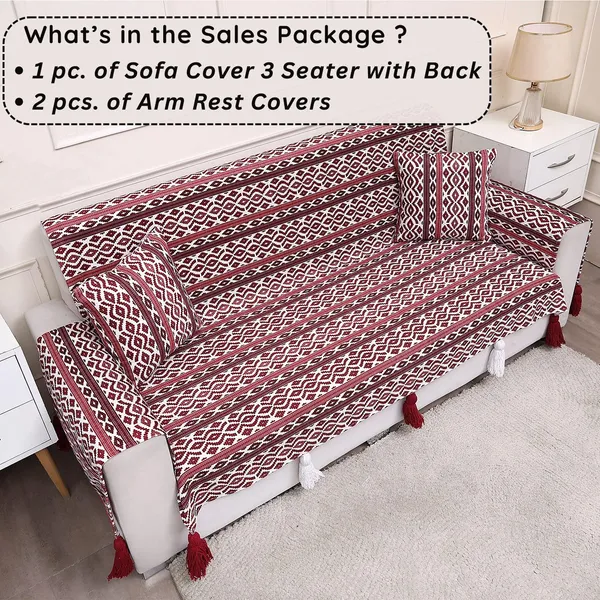Fashion_Throw_Sofa_Cover_3_Seater_|_Chenille_Printed_Couch_Cover_with_Arm_Covers_&_Tassels_Design_|_Anti-Slip_Washable_Sofa_Protector_for_Living_Room_Furniture_(Maroon,_3_Seater_(Full)_62"_x_70")