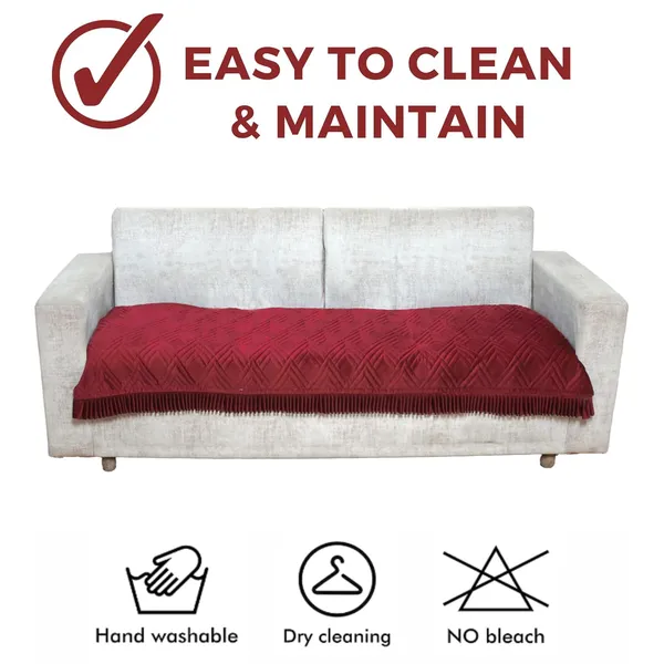 Maroon_3_Seater_Quilted_Velvet_Sofa_Cover_With_Frill_Washable_Durable_Protector_Mat_Enhancing_Living_Room_For_Sofa_Heritage_Weave_Collection