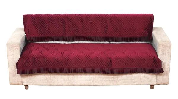 Maroon_3_Seater_Quilted_Velvet_Sofa_Cover_With_Frill_Washable_Durable_Protector_Mat_Enhancing_Living_Room_For_Sofa_Heritage_Weave_Collection