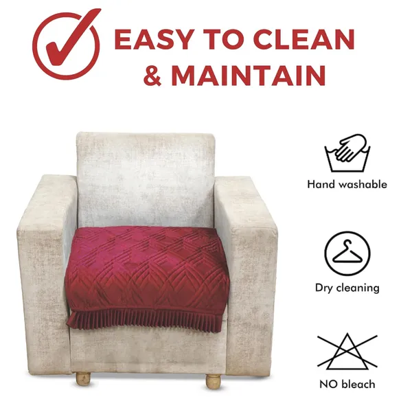 Maroon_3_Seater_Quilted_Velvet_Sofa_Cover_With_Frill_Washable_Durable_Protector_Mat_Enhancing_Living_Room_For_Sofa_Heritage_Weave_Collection