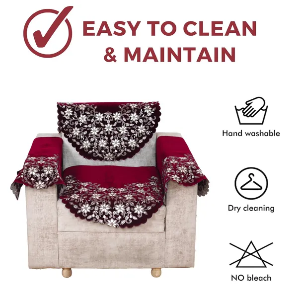 Maroon_Elegant_Chenille_Sofa_Cover_For_5_Seater_Washable_Durable_Anti-Slip_Furniture_Protector
