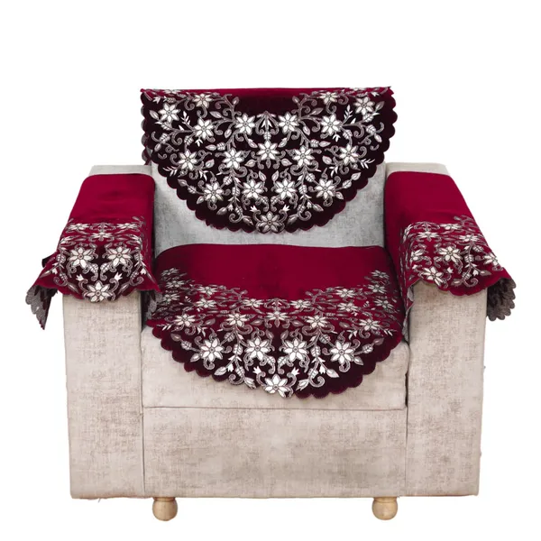 Maroon_Elegant_Chenille_Sofa_Cover_For_5_Seater_Washable_Durable_Anti-Slip_Furniture_Protector