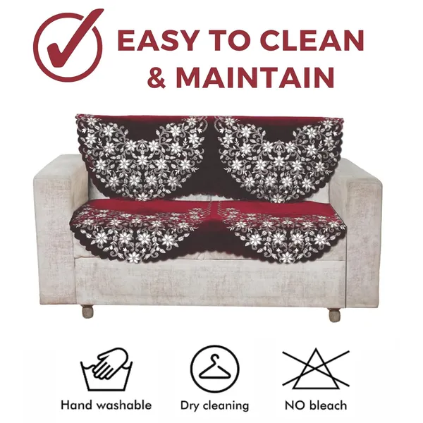 Maroon_Elegant_Chenille_Sofa_Cover_For_2_Seater_Washable_Durable_Anti-Slip_Furniture_Protector