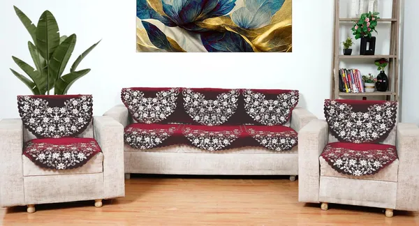 Maroon_Elegant_Chenille_Sofa_Cover_For_5_Seater_Washable_Durable_Anti-Slip_Furniture_Protector