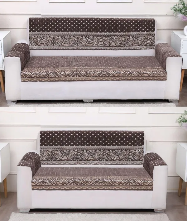 FASHION_THROW_|_Chenille_Sofa_Protector_&_Home_Decor_Upgrade_�_Mouse_5_Seater_Sofa_Set_Cover_(3+1+1_Set)_with_Arms_Included_�_Luxury_Fully_Covered_Furniture_Shield_(Mouse,_3+2_+Arms)