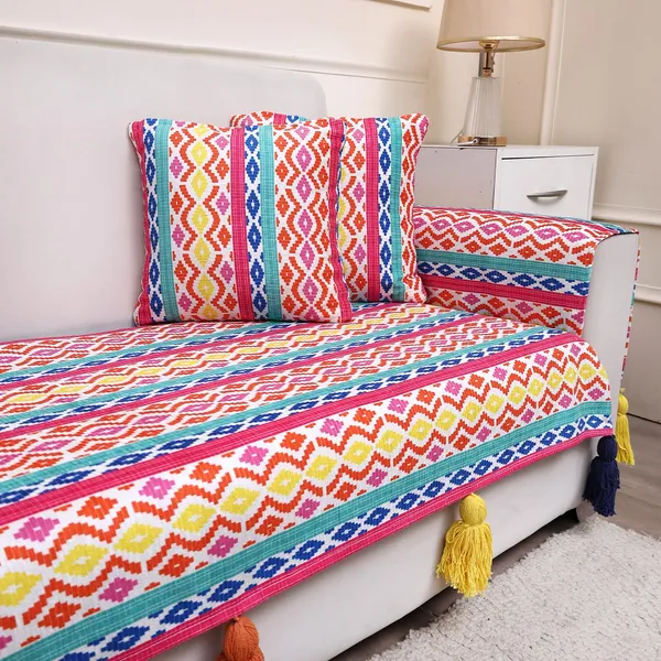 Fashion_Throw_Sofa_Cover_3_Seater_|_Chenille_Printed_Couch_Cover_with_Arm_Covers_&_Tassels_Design_|_Anti-Slip_Washable_Sofa_Protector_for_Living_Room_Furniture_(Multicolor,_3_Seater_(Half)_31"_x_70")