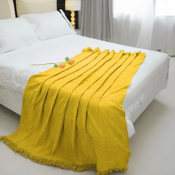 Mustard_Throw_Blanket_Soft_Cozy_Chenille_Throw_Blanket_With_Fringe_Tassel_For_Couch_Sofa_Chair_Bed_Living_Room_Gift