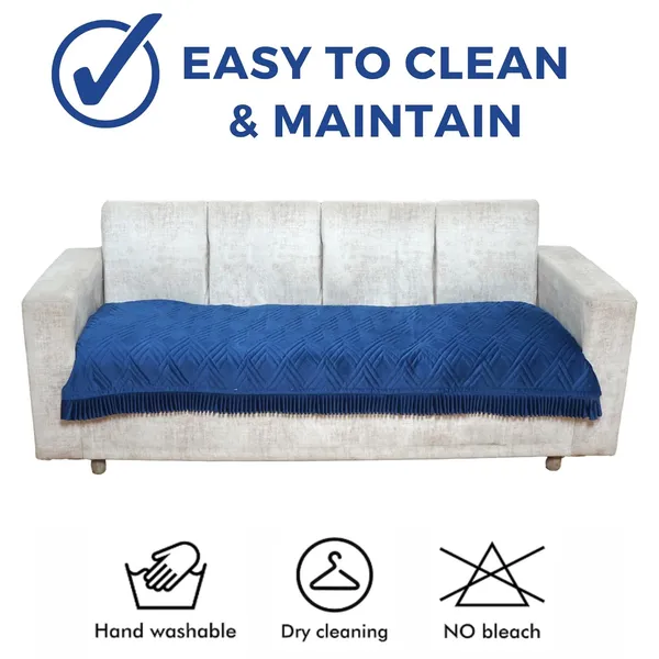 Navy_Blue_3_Seater_Quilted_Velvet_Sofa_Cover_With_Frill_Washable_Durable_Protector_Mat_Enhancing_Living_Room_For_Sofa_Heritage_Weave_Collection
